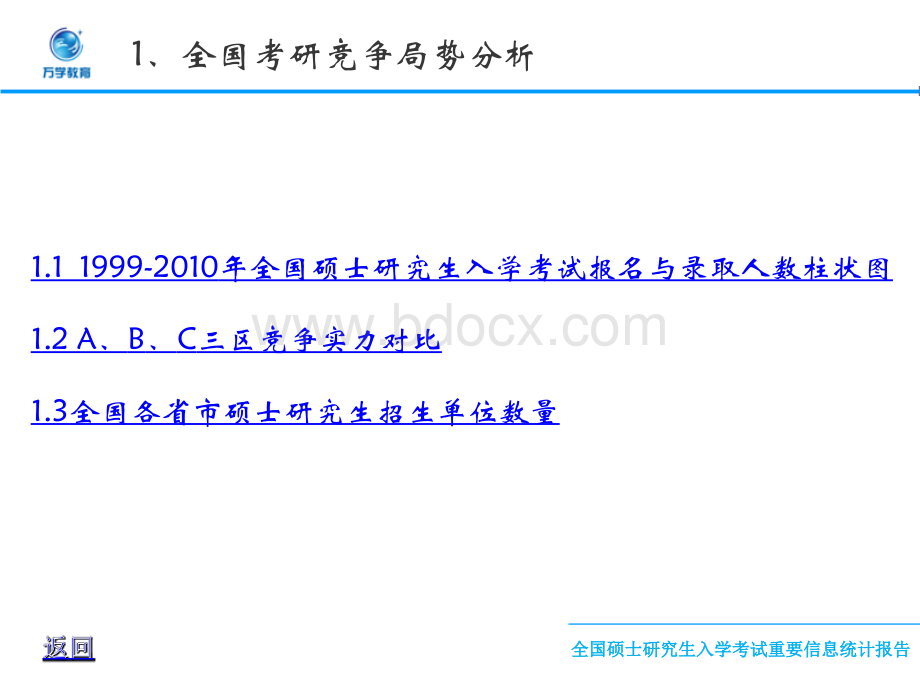 全国硕士研究生入学考试重要信息高级统计报告2012年2期.ppt_第3页