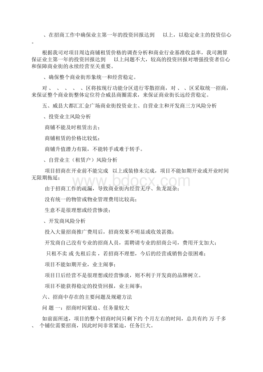 商业街整体招商方案1Word文档下载推荐.docx_第2页