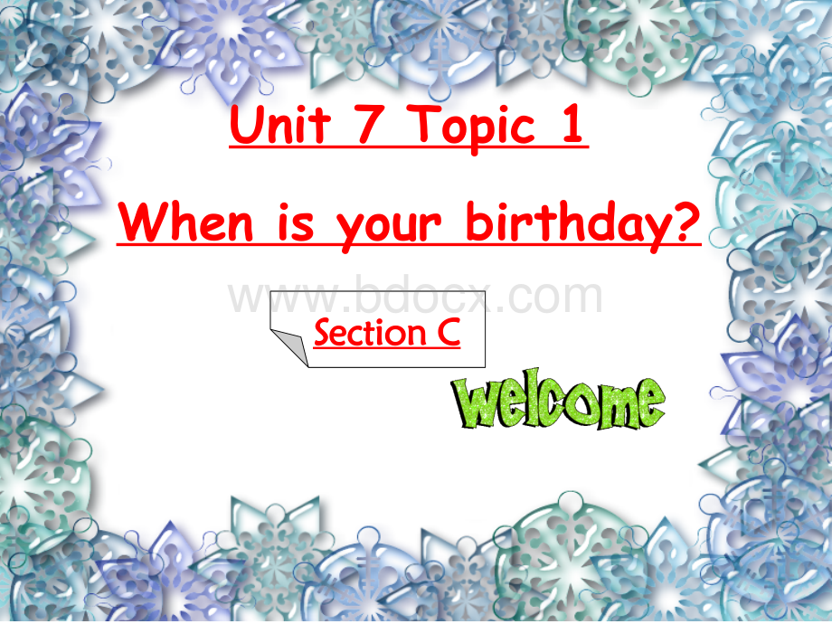 仁爱版英语七年级下：Unit7-Topic-1-Section-C课件.ppt