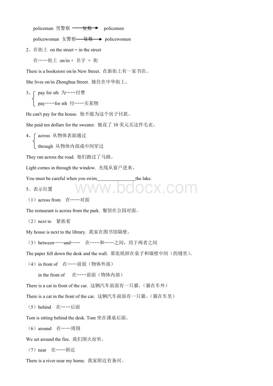 人教版七年级下册英语Unit8知识点Word文档下载推荐.docx_第2页