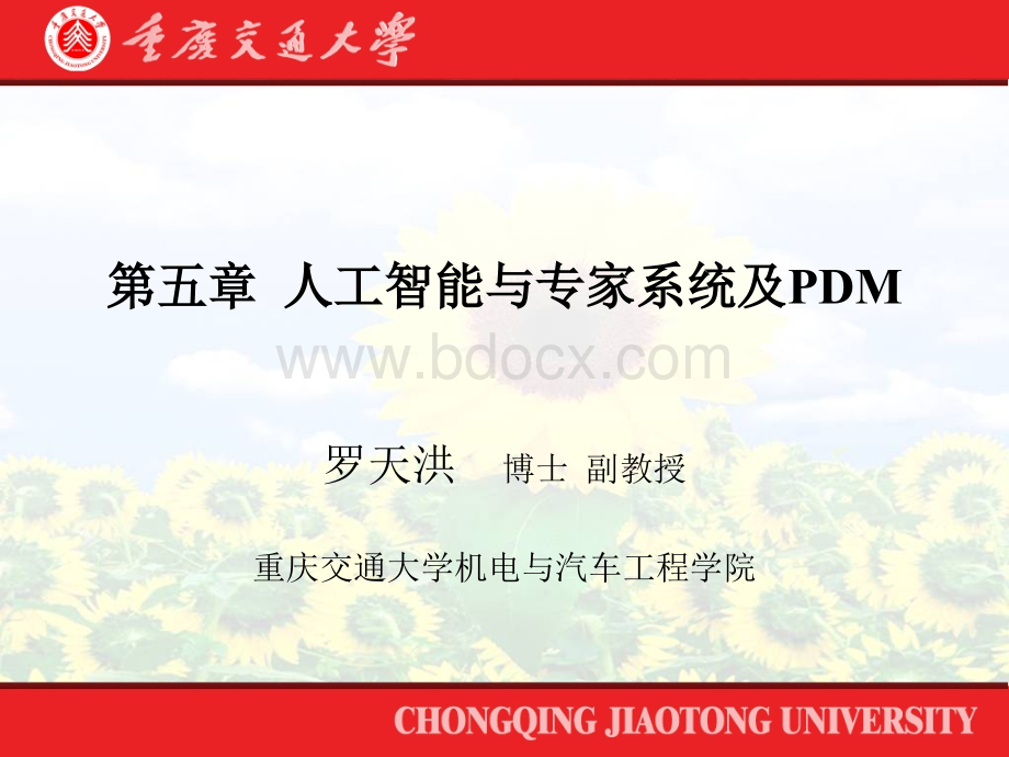 第五章人工智能与专家系统及其PDM优质PPT.ppt