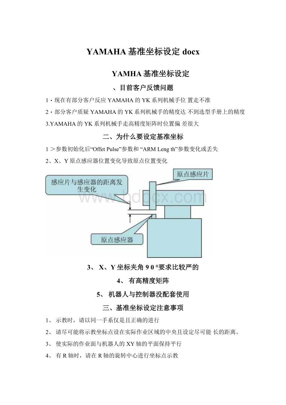 YAMAHA基准坐标设定docx文档格式.docx