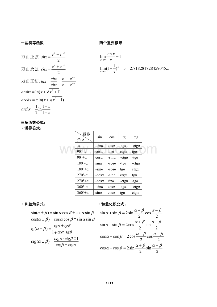 考研高等数学知识点总结.doc_第2页