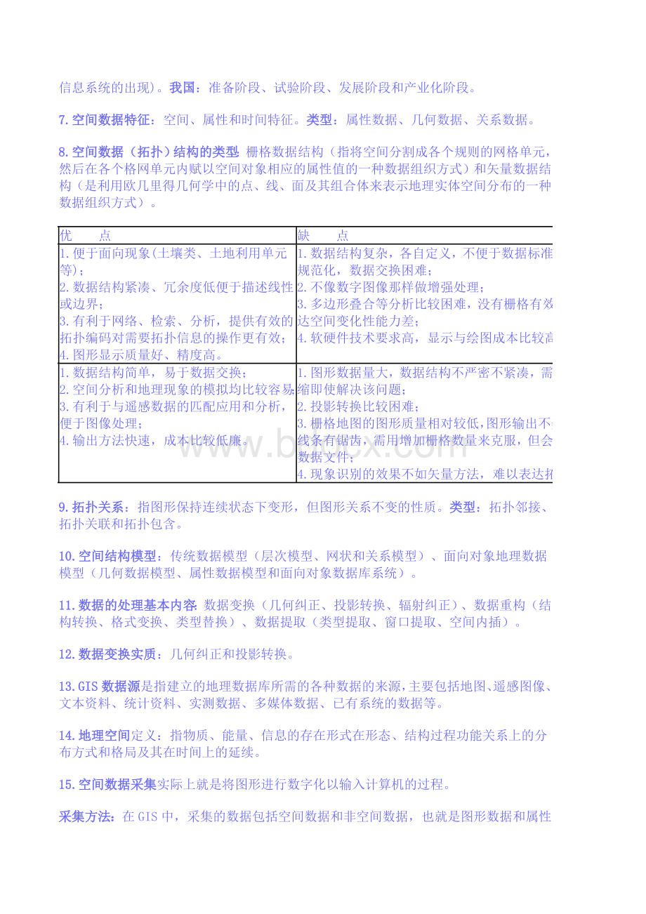 地理信息系统考试复习要点Word下载.doc_第2页