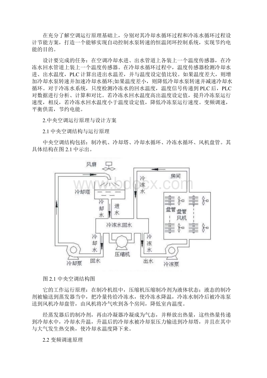 PLC和变频器在中央空调节能工程中的应用.docx_第2页