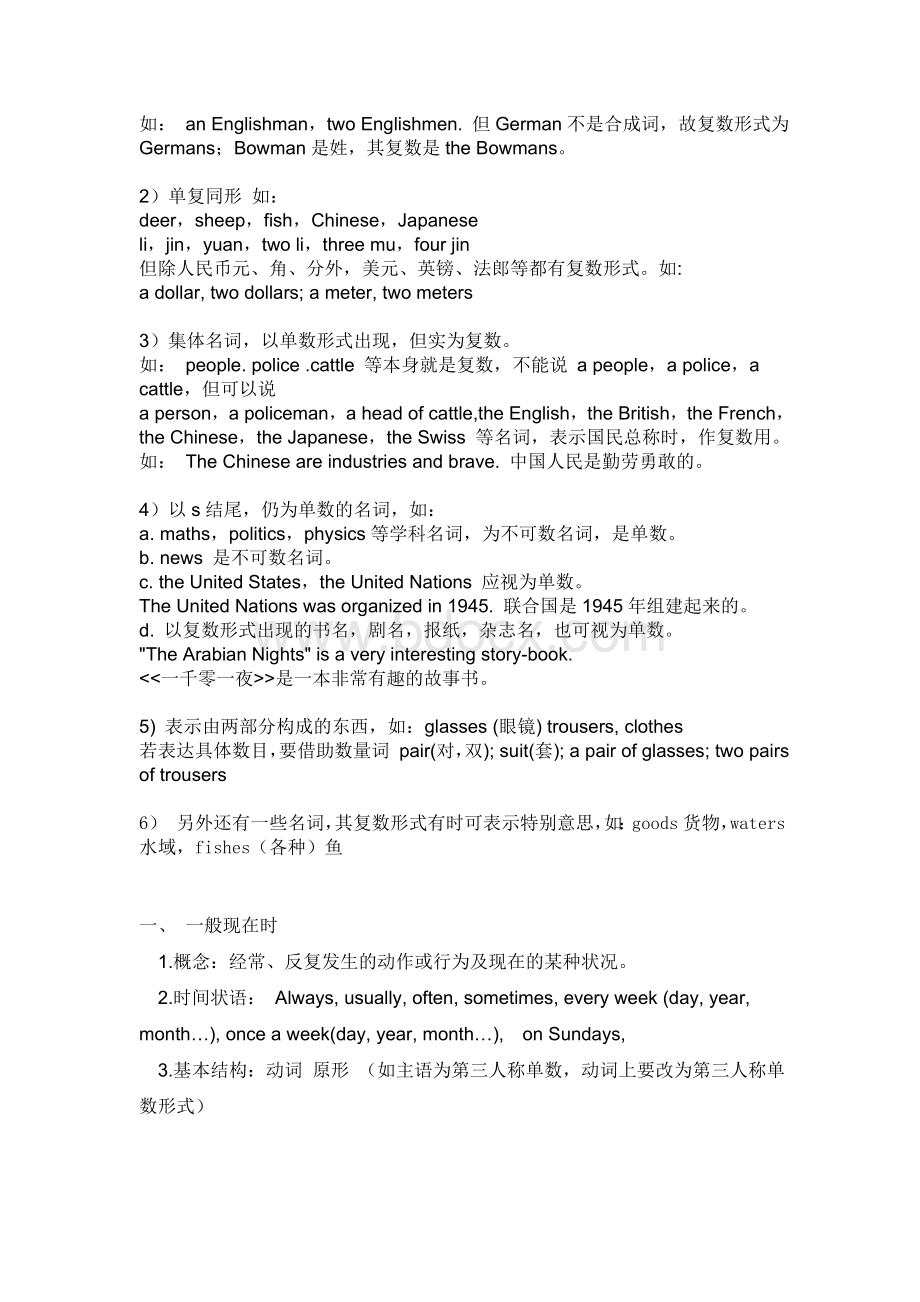 初中英语时态总结及专项练习Word格式文档下载.doc_第3页