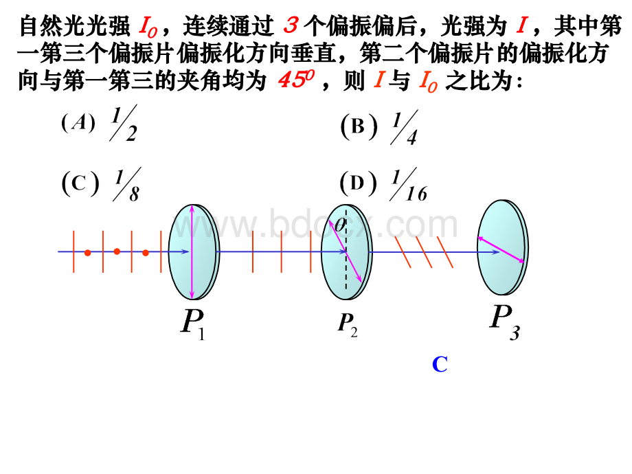 《大学物理Ⅱ》2013-2014期末考试复习精讲PPT《偏振双折射篇》PPT资料.ppt_第3页