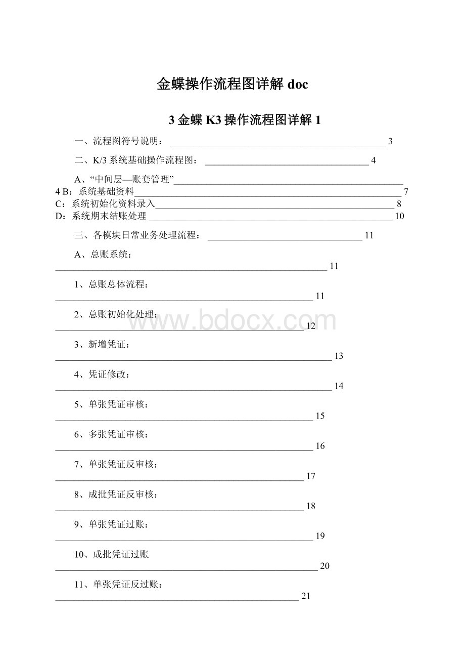 金蝶操作流程图详解docWord格式.docx