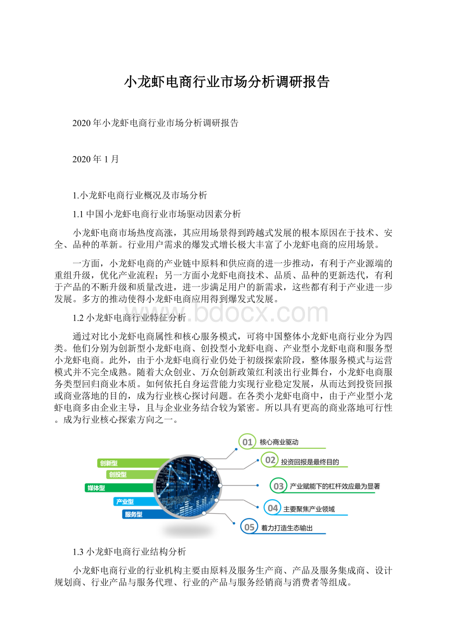 小龙虾电商行业市场分析调研报告Word下载.docx_第1页