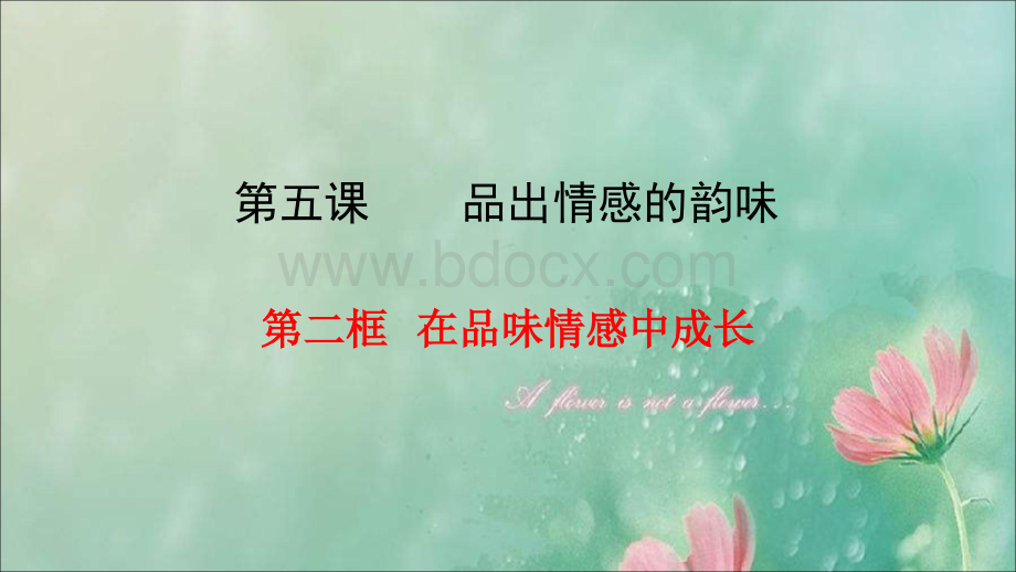 在品味情感中成长(公开课).ppt_第2页