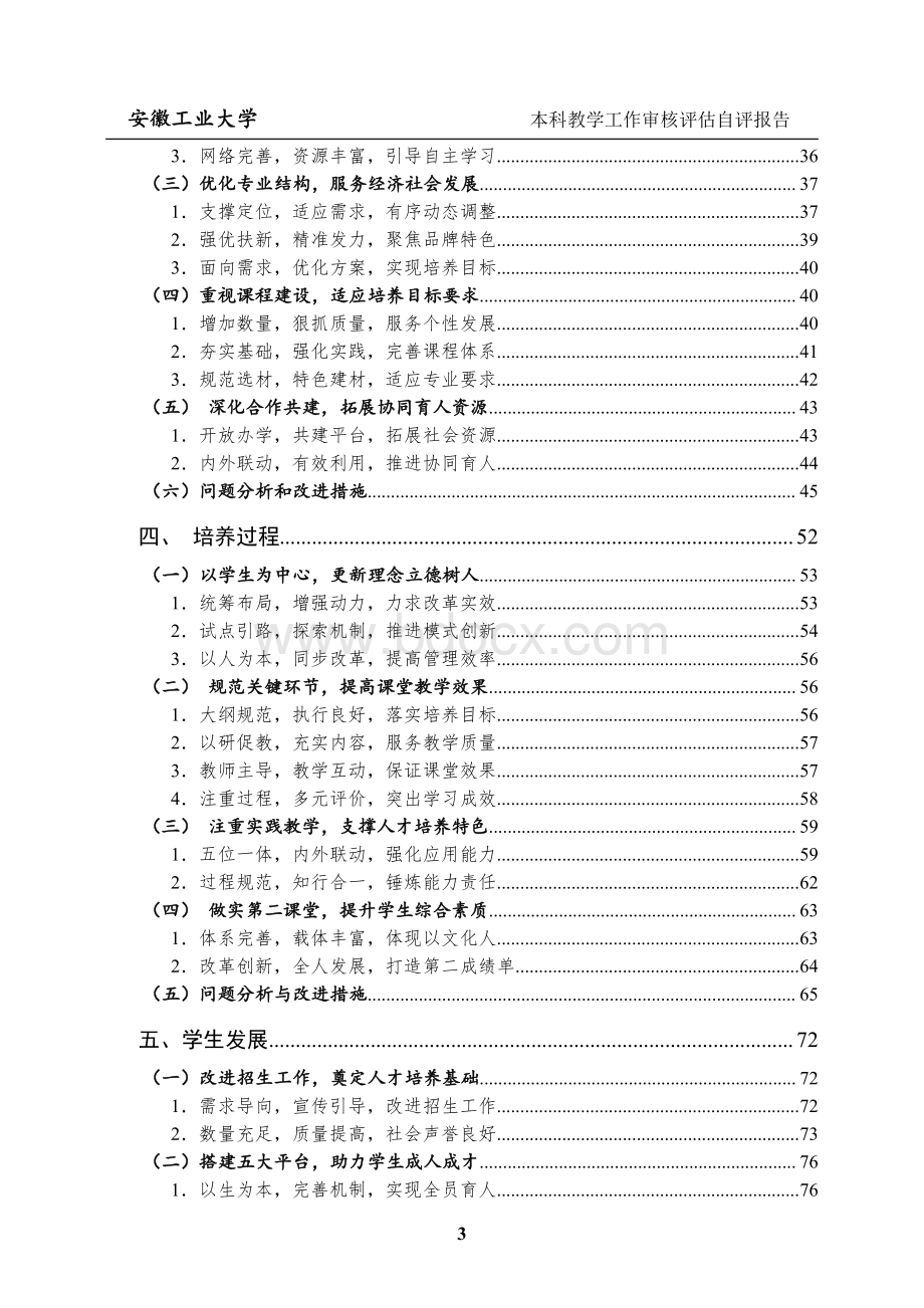 安徽工业大学审核评估自评报告.pdf_第3页