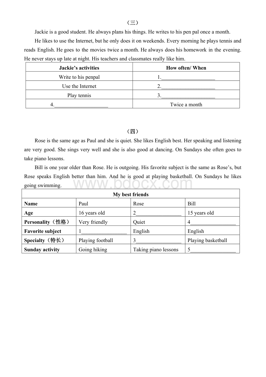 初一英语摘录要点专练文档格式.doc_第2页