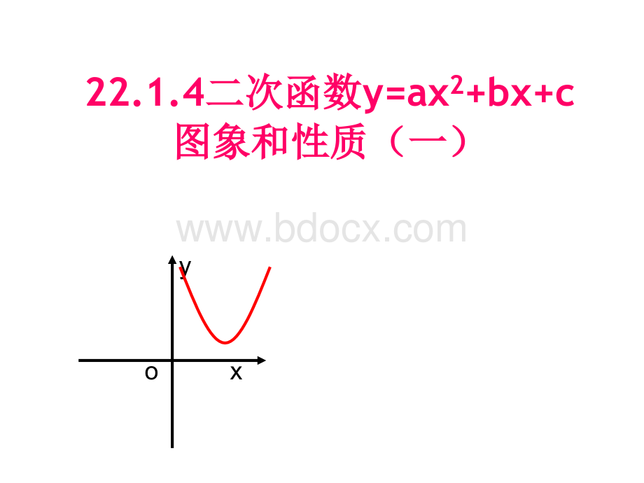 22.1.4二次函数的图像与性质PPT格式课件下载.ppt_第1页