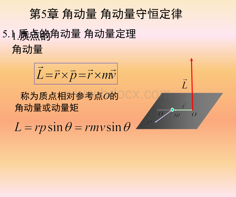 大学物理第5章角动量守恒定律.ppt_第1页