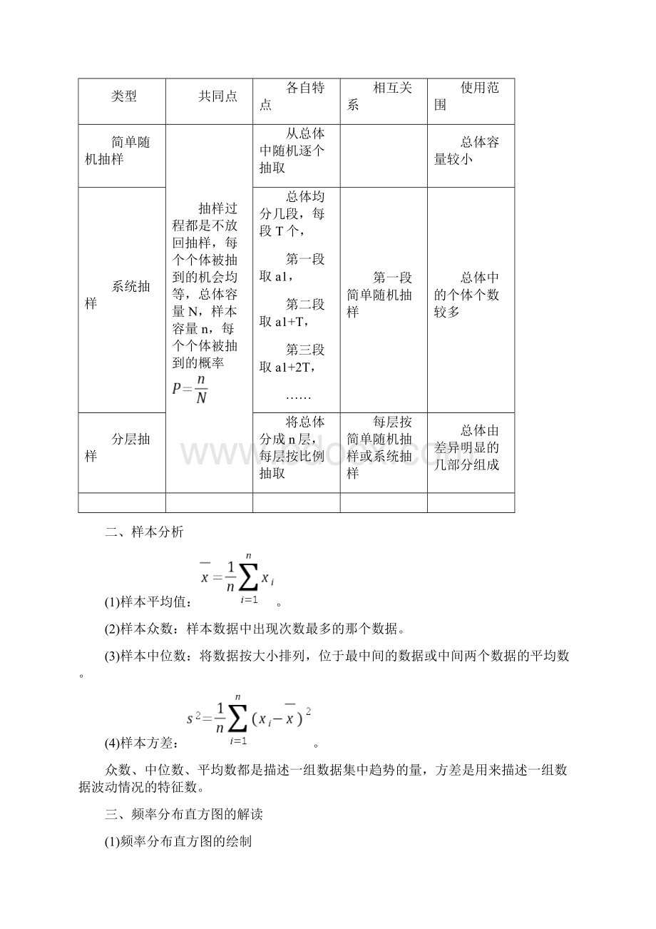 word完整版高考数学总复习统计与统计案例.docx_第2页