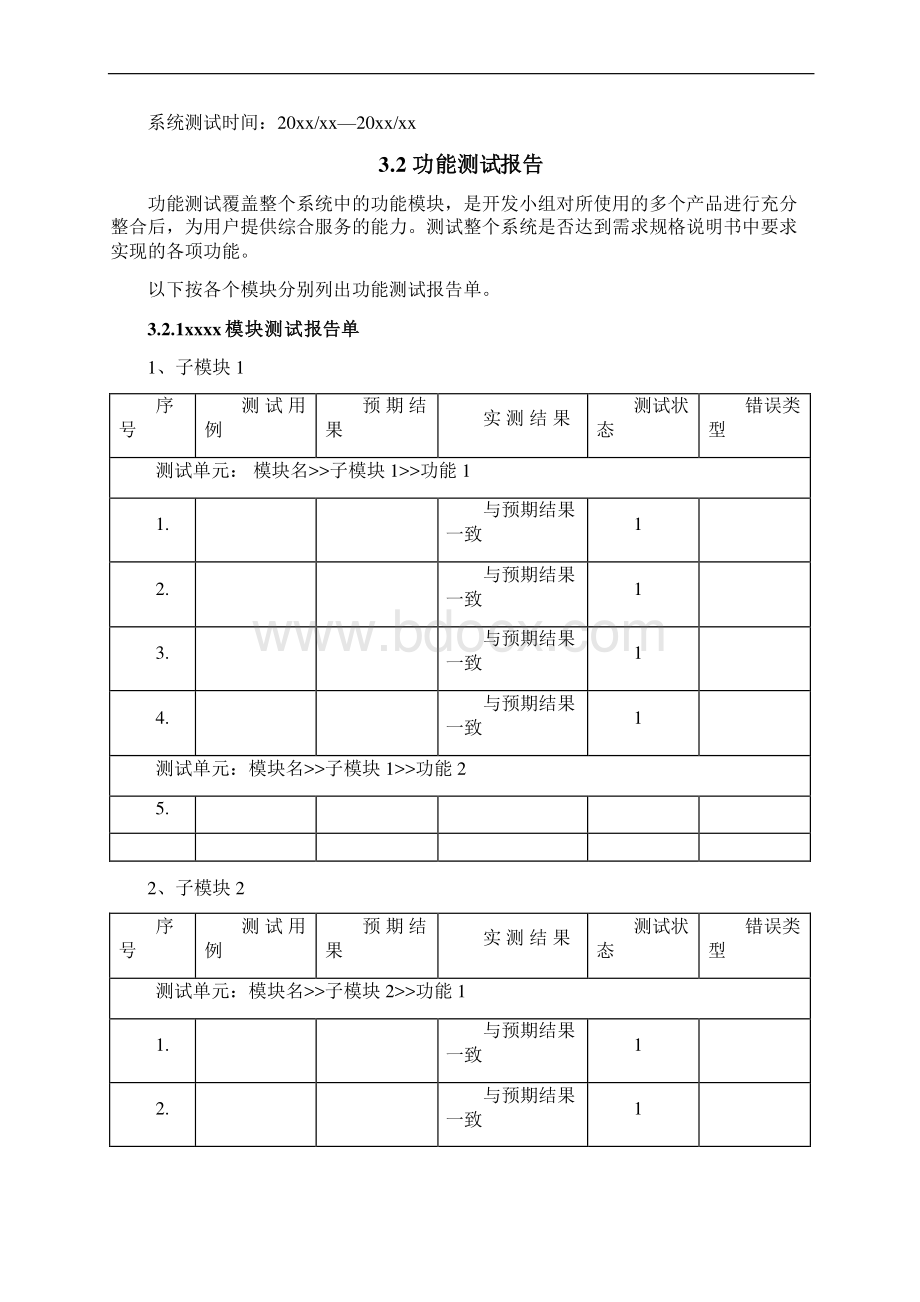 软件系统测试报告通用模板.docx_第3页