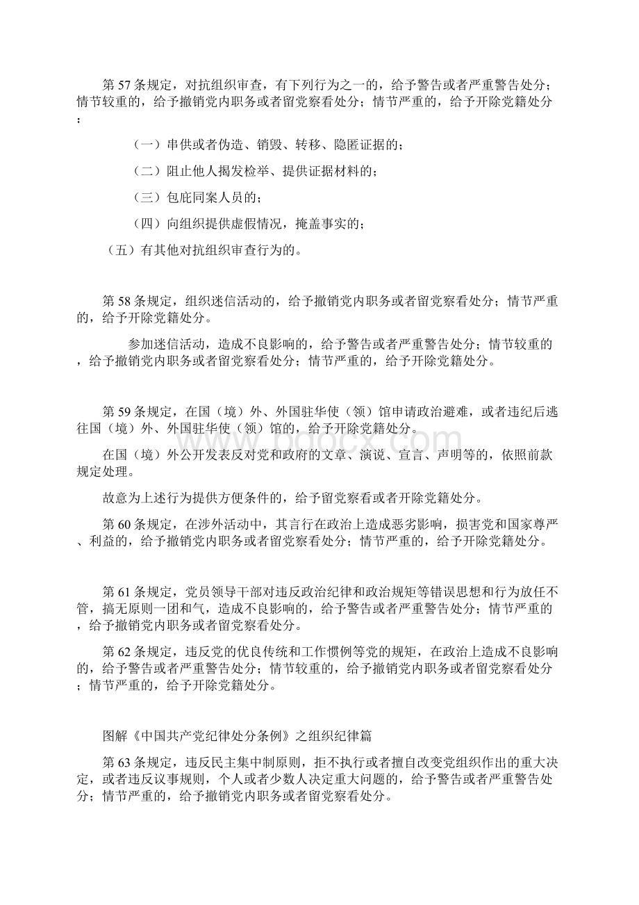 图解《中国共产党廉洁自律准则》和《中国共产党纪律处分条例》要点.docx_第3页