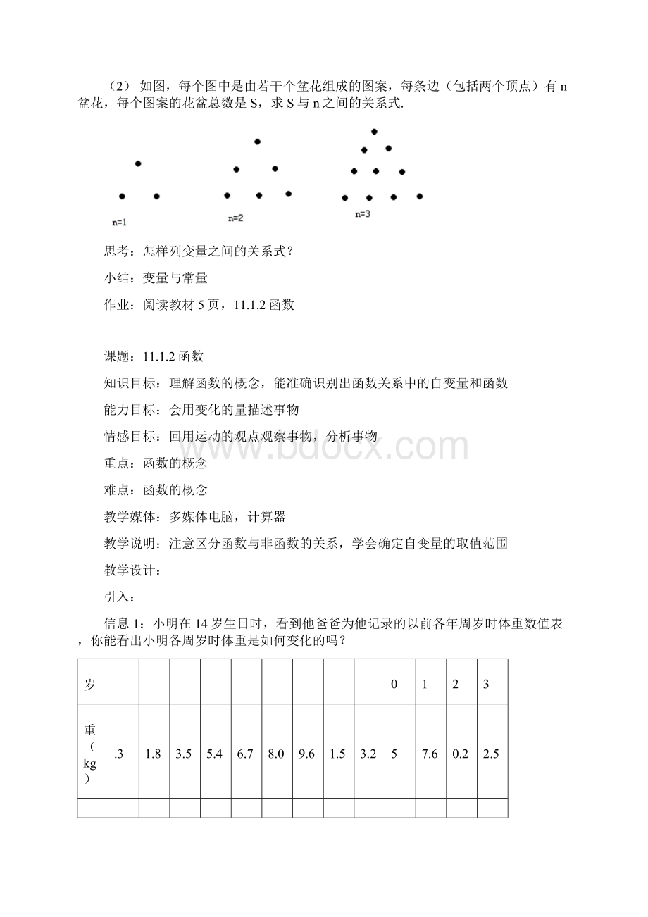 新课标人教版八年级数学上册第十四章一次函数全章教案.docx_第2页