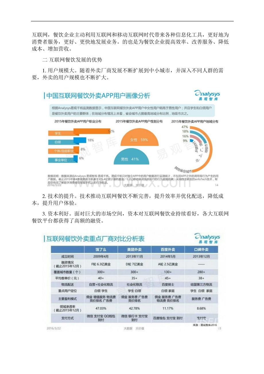 新版大学生互联网餐饮业网站建设项目创业策划书Word文件下载.docx_第2页