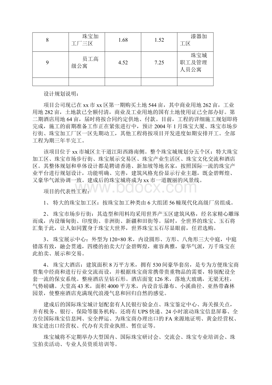 国际珠宝城可行性研究报告.docx_第3页