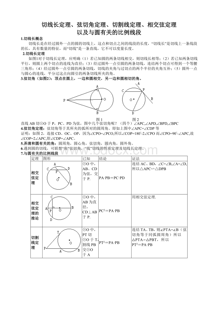 圆中有关定理.doc_第1页