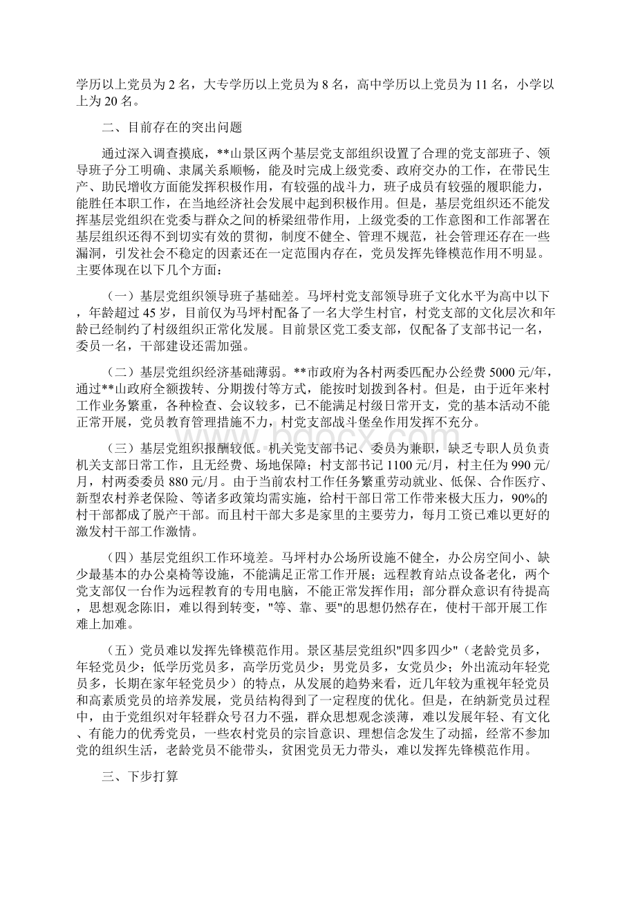 党工委关于基层党组织现状的调研报告word版本 16页Word格式文档下载.docx_第2页