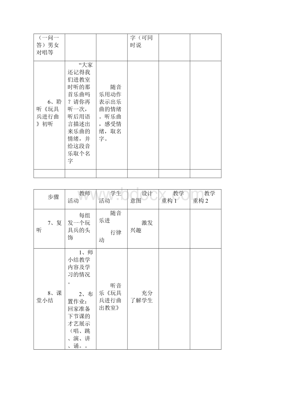 人音版小学一上音乐教案Word下载.docx_第3页