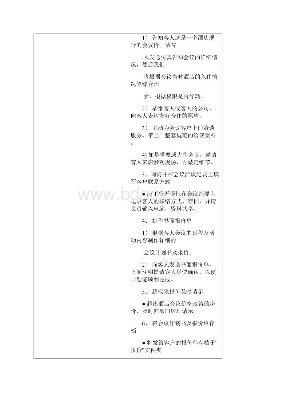 五星级大酒店会议团队接待方案1程序和标准Word文档下载推荐.docx_第2页