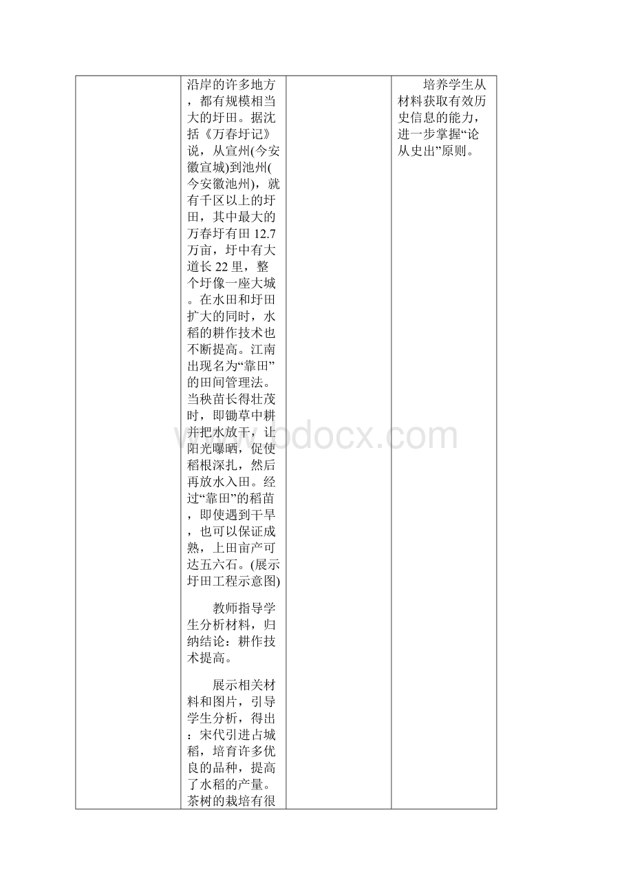 部编版历史七年级下册精选教案第9课宋代经济的发展教案Word文件下载.docx_第3页