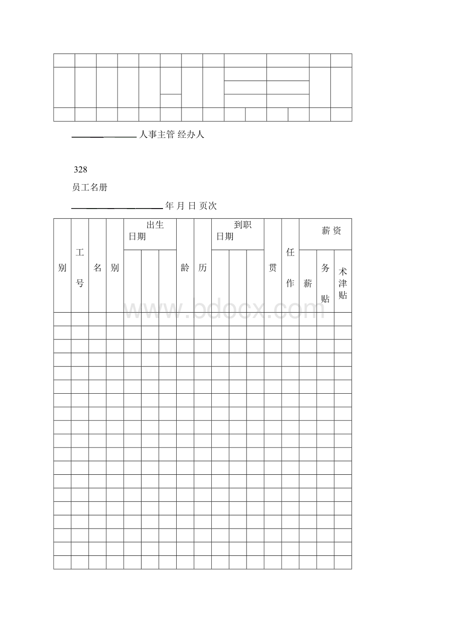 7A版大型规范化企业全套示范管理表格大全Word格式.docx_第3页