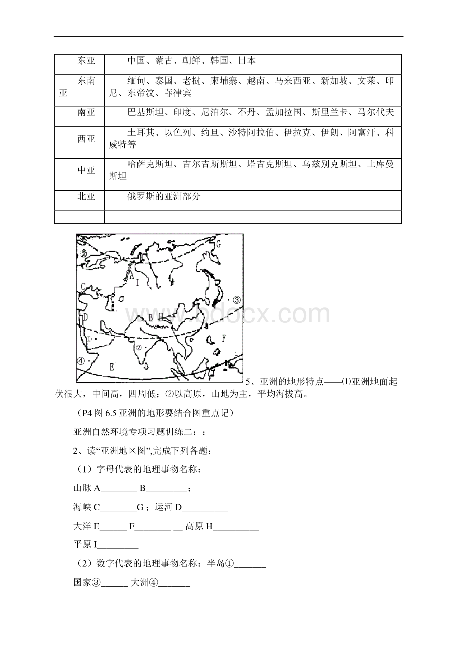 六年级地理下册知识点梳理1.docx_第2页