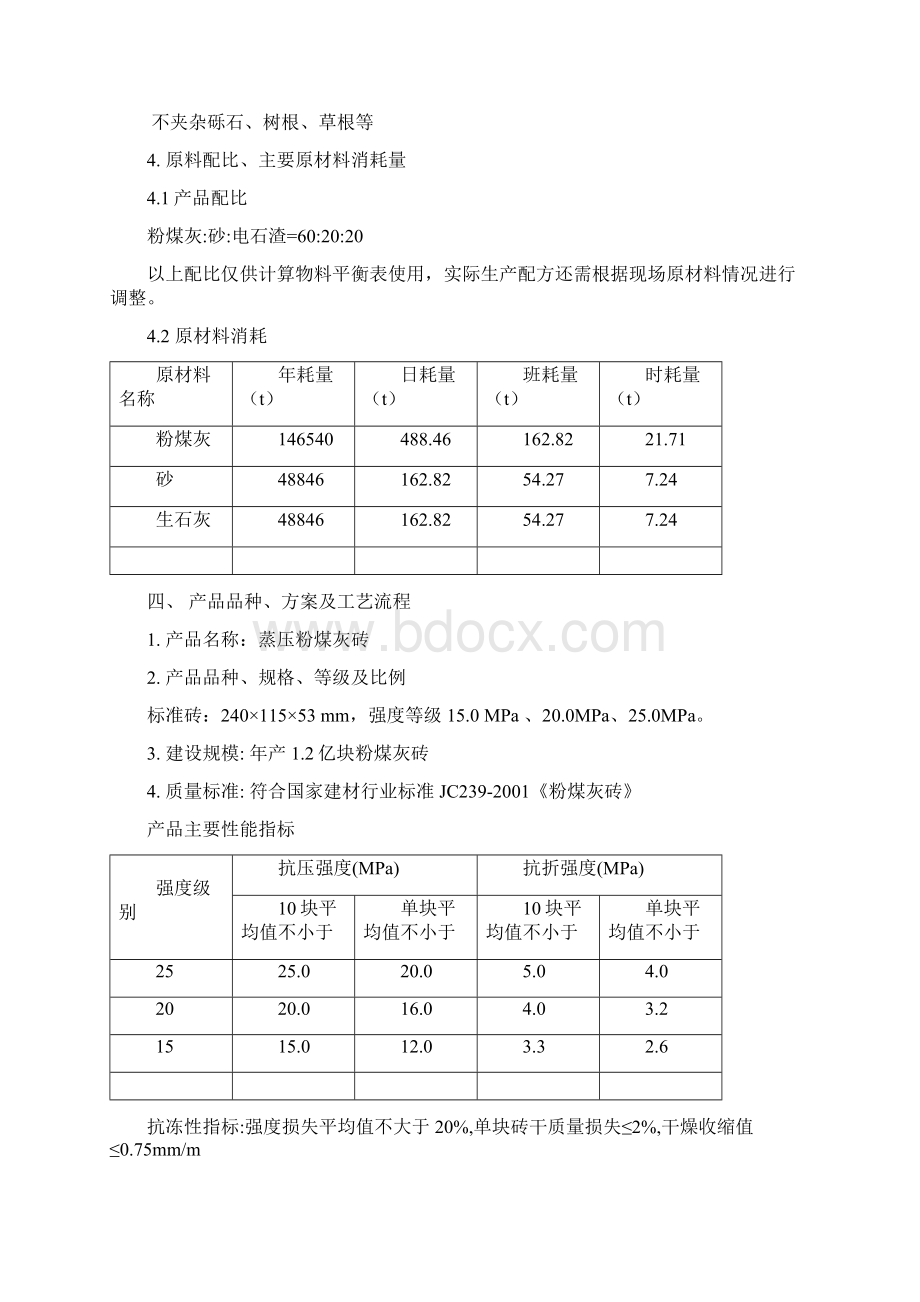 年产12亿块蒸压粉煤灰标准砖生产线项目可行性研究报告.docx_第3页