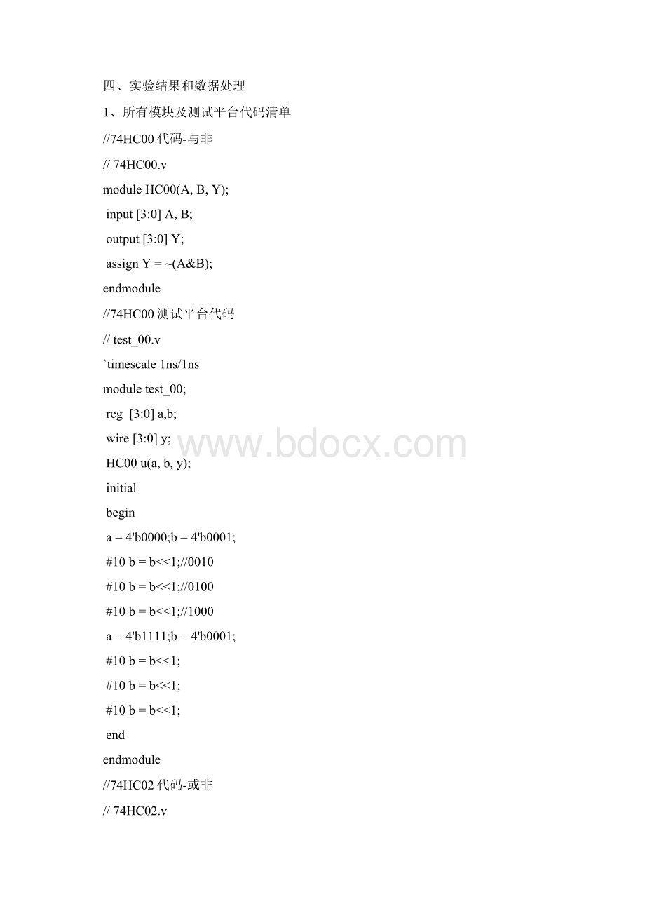 根据Libero的数字逻辑设计仿真及验证实验报告Word文件下载.docx_第2页