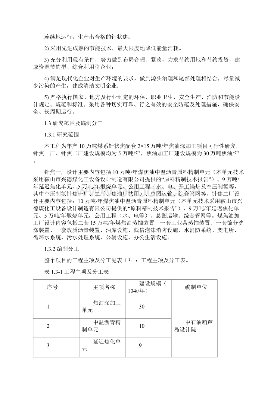 煤焦油深加工项目可行性研究报告.docx_第3页