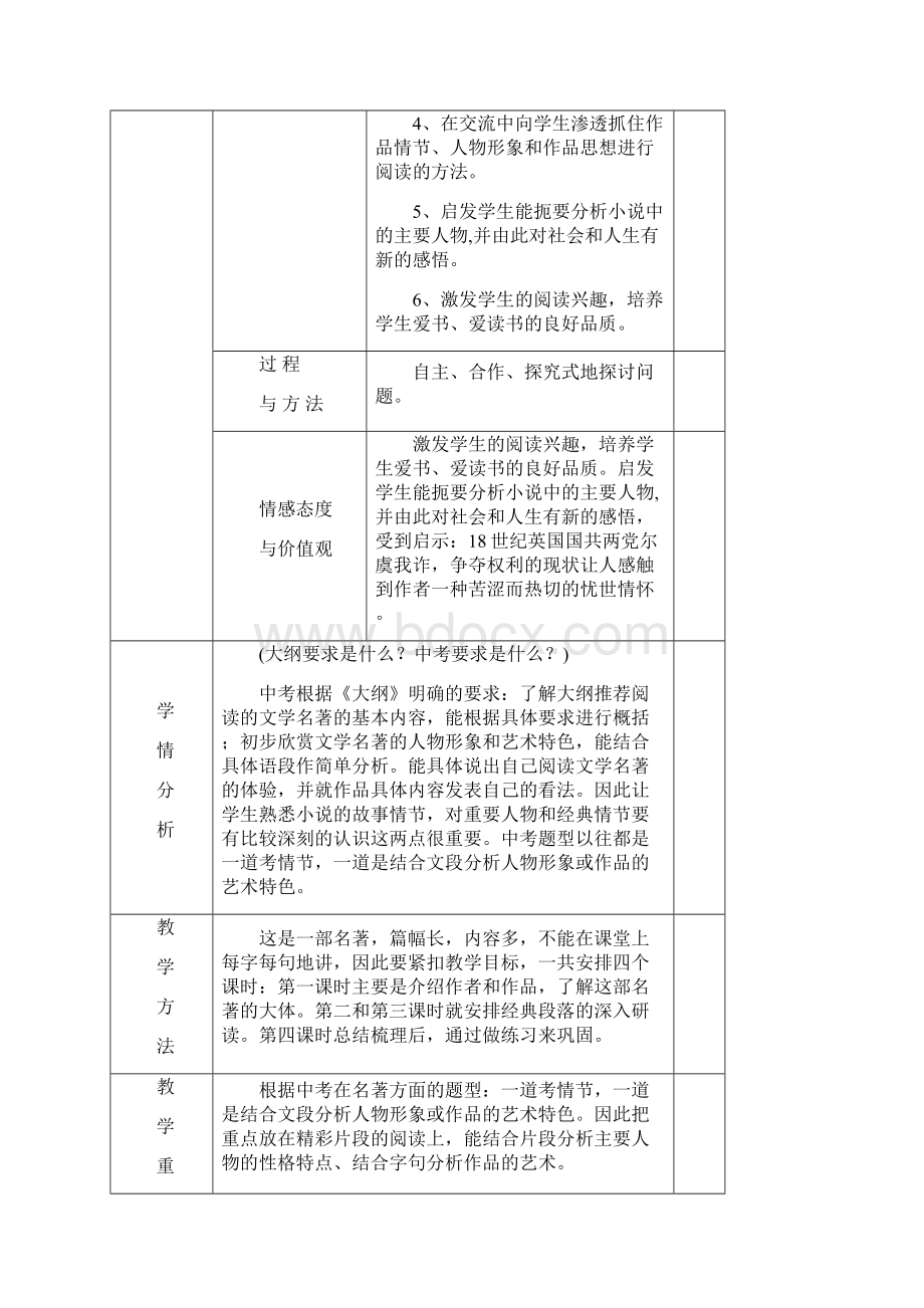 《格列佛游记》名著阅读教学设计推荐文档.docx_第2页