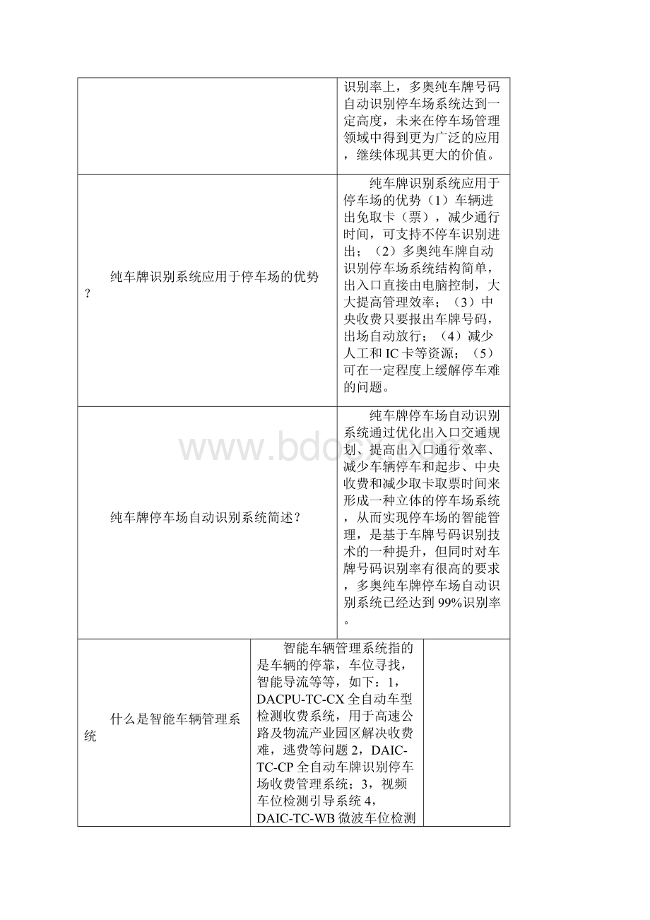 停车场智能收费管理系统之车牌自动识别及车位引导原理技术参数功能说明汇总Word文件下载.docx_第2页