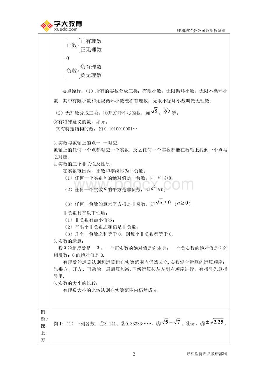 实数的性质.wps资料文档下载_第2页