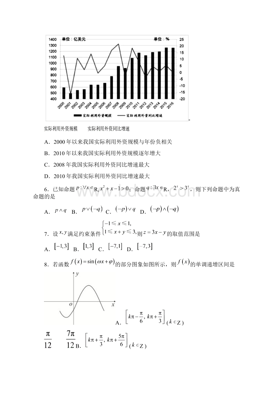 广东省广州市届高三综合测试二模数学文试题WORD版Word文档下载推荐.docx_第3页