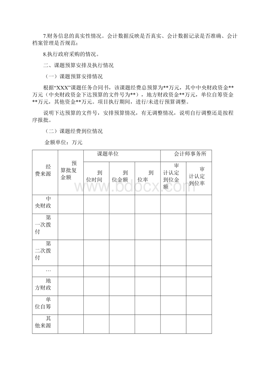 财务验收审计报告模版22页DOCdoc.docx_第3页