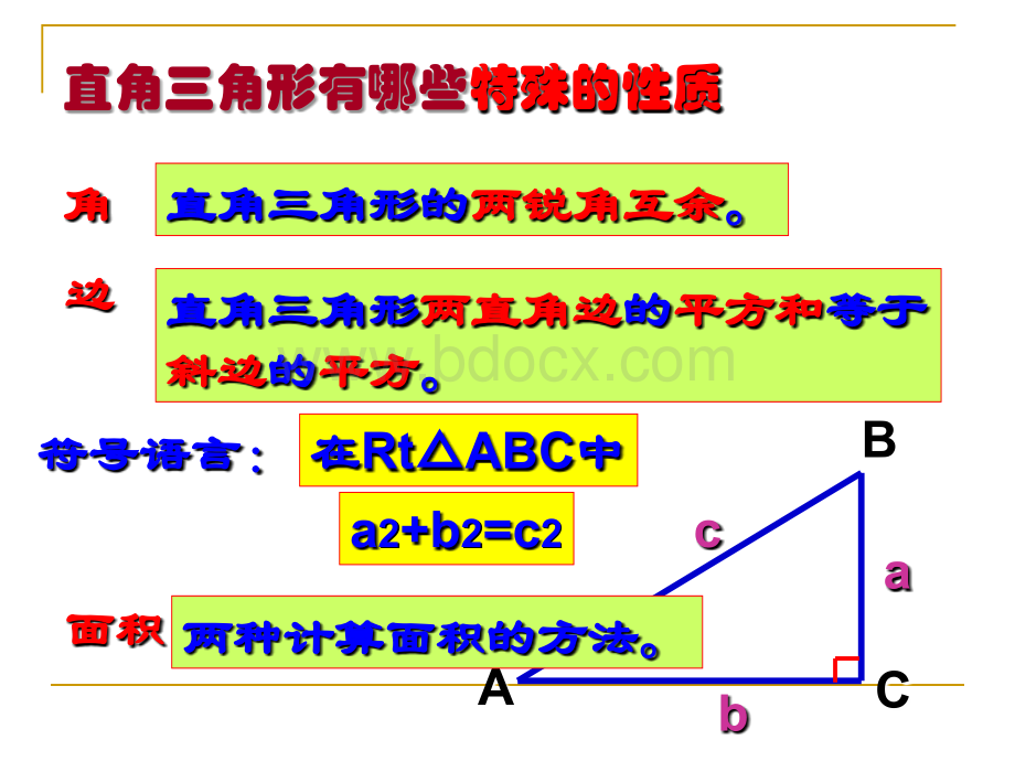 华师大勾股定理复习课课件PPT资料.ppt_第2页