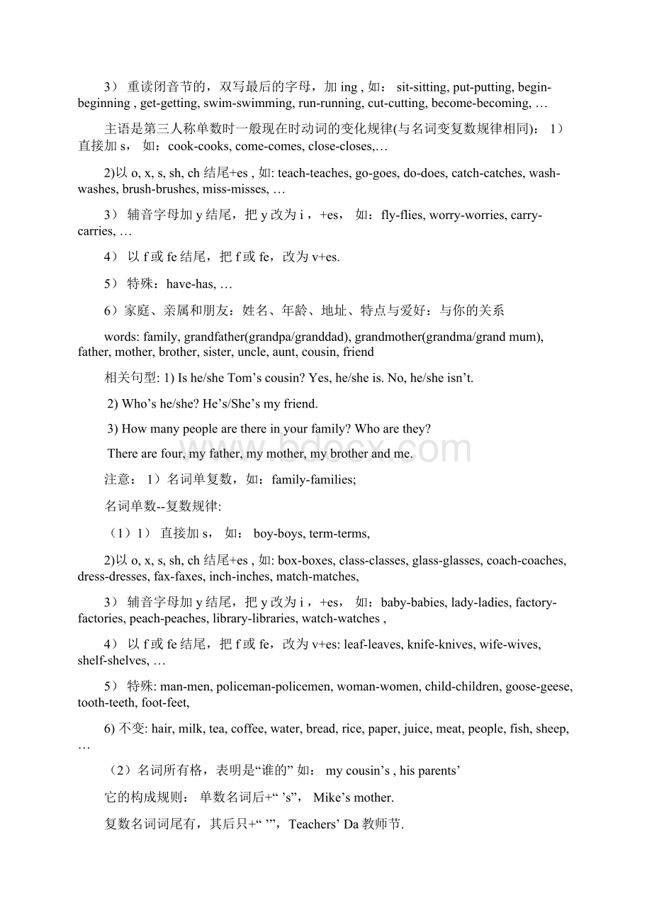 人教版PEP最新版小学六年级英语下册小学英语语法知识小升初精品资料Word文件下载.docx_第2页