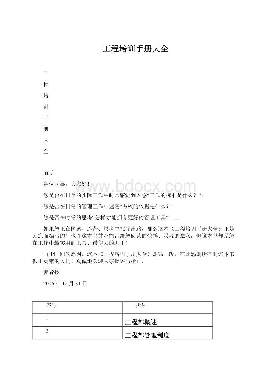 工程培训手册大全.docx_第1页