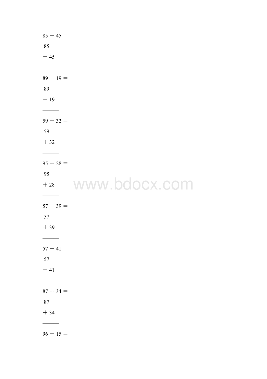 二年级数学上册竖式加减法32文档格式.docx_第3页