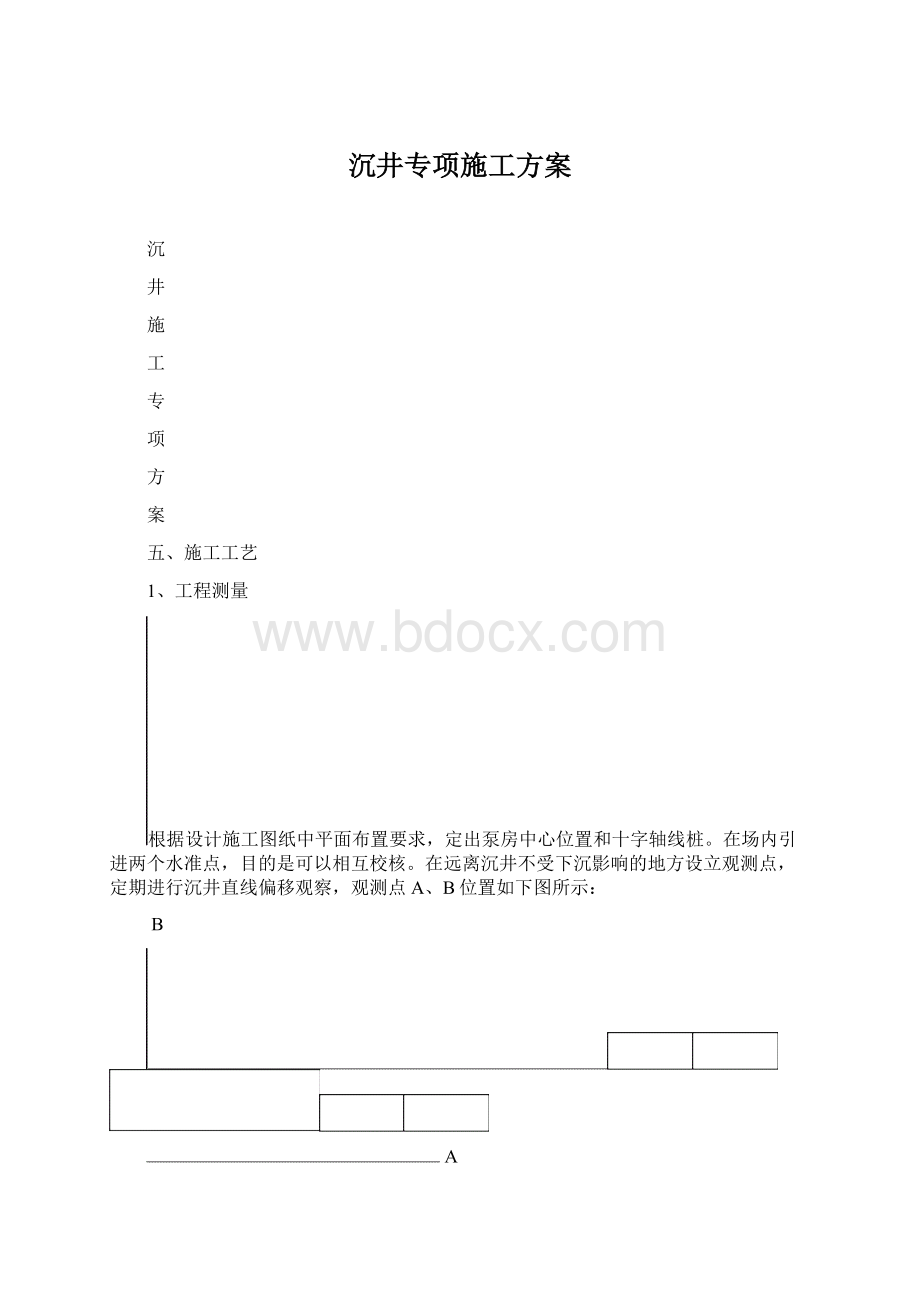 沉井专项施工方案Word下载.docx