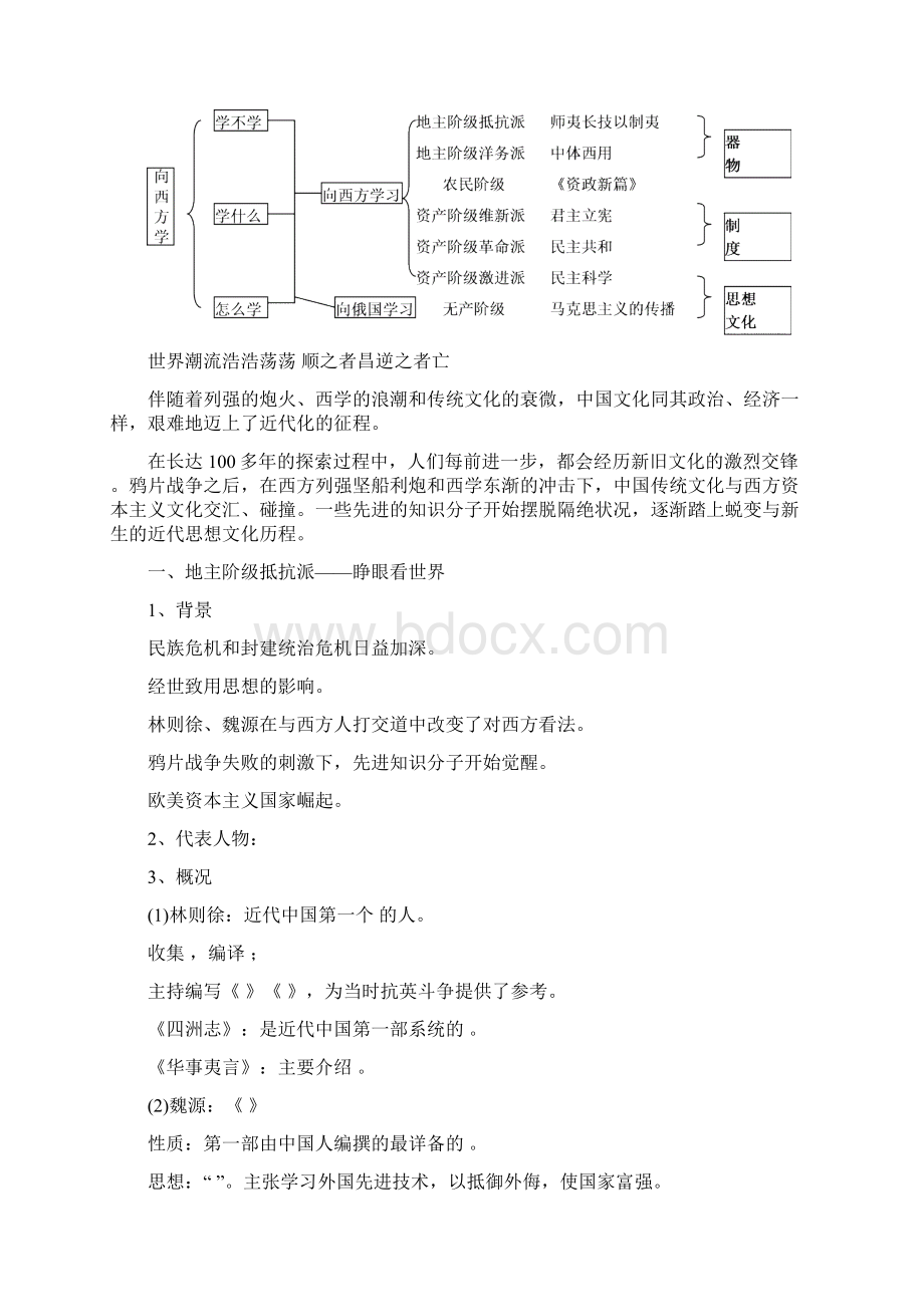 专题三近代中国思想解放的潮流学案.docx_第3页