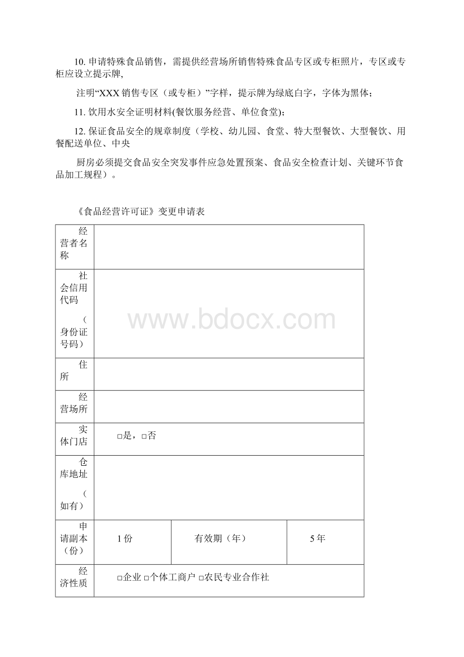 食品经营许可证变更申请书.docx_第3页