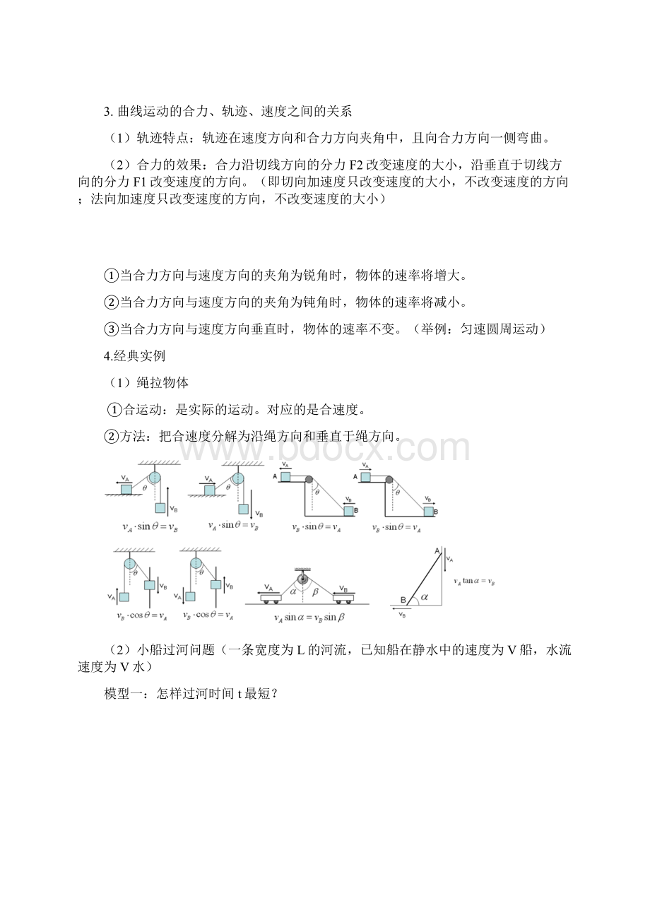 高中物理必修2第一章知识点总结教学文案.docx_第2页