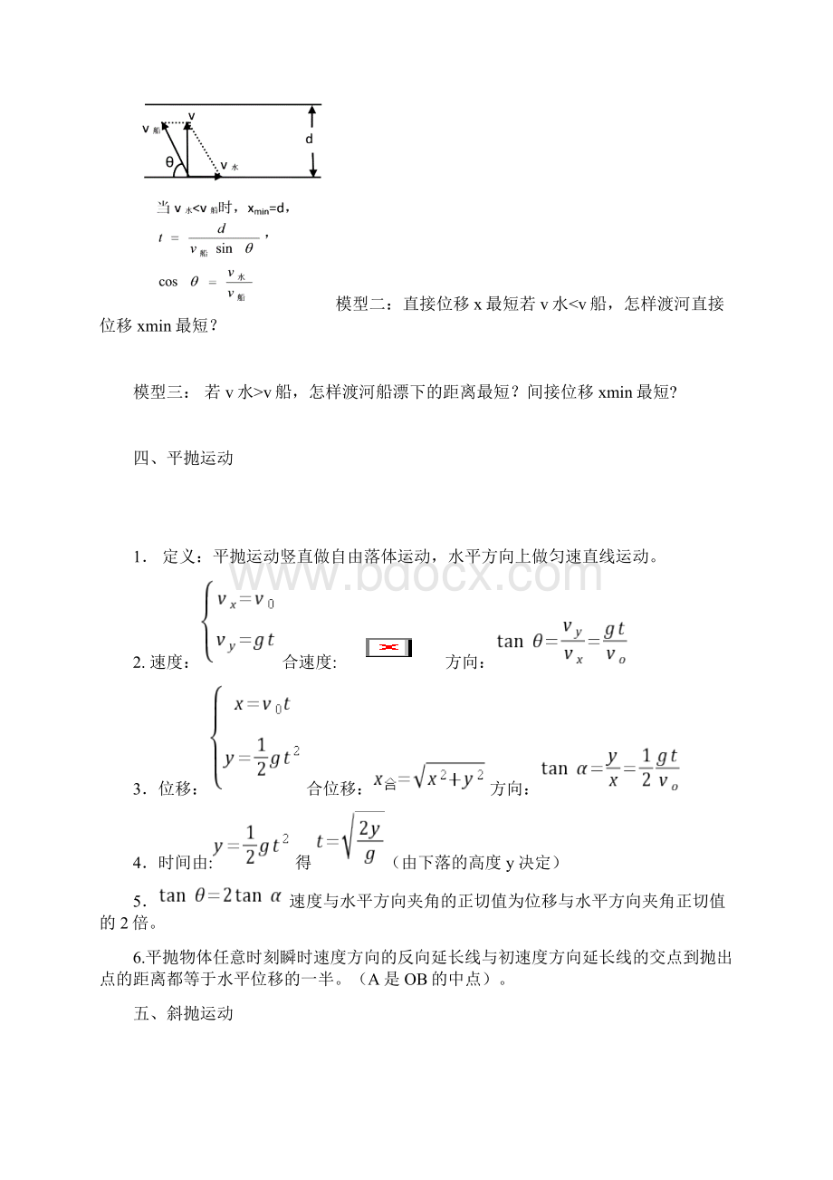 高中物理必修2第一章知识点总结教学文案.docx_第3页