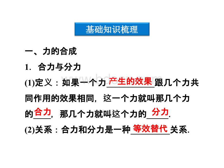 高考物理总复习大纲版第章第二节共张pptPPT资料.ppt_第3页