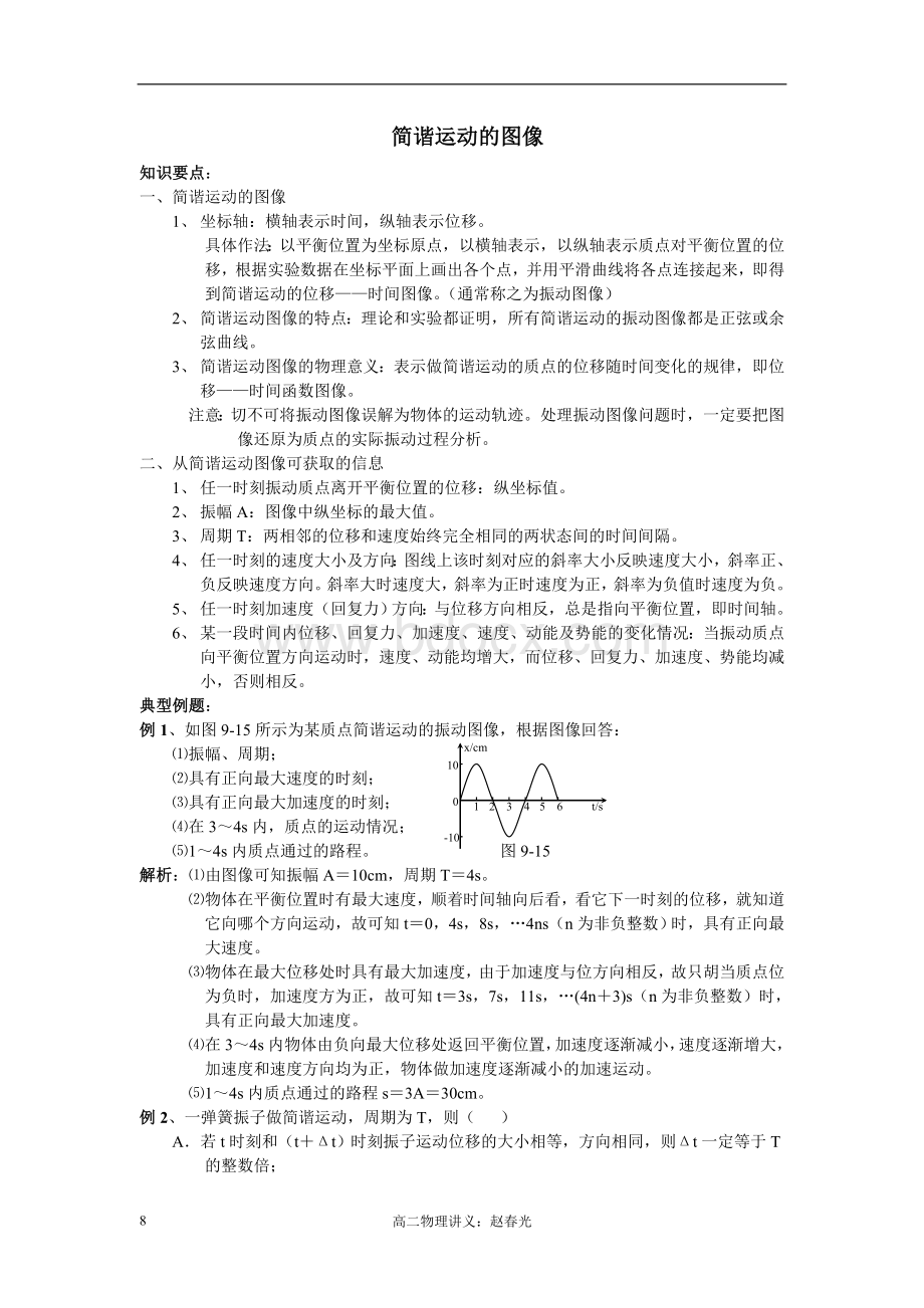 -简谐运动的图像文档格式.doc